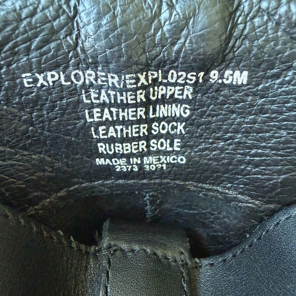 Steve Madden Explorer Women's Leather Pull-On Chelsea Black Boot Size 9.5M - Picture 11 of 11